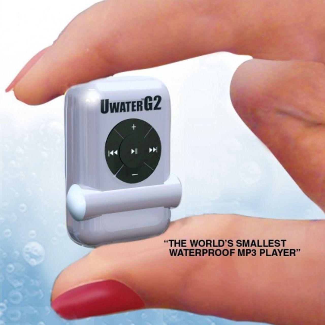 Världens minsta vattentåliga mp3-spelare