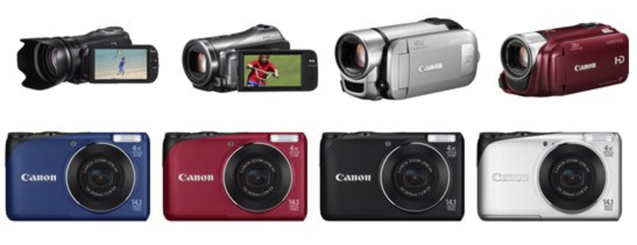 Canon släpper en hög med nya kameror