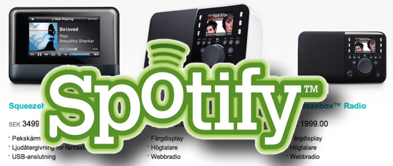 Spotify kommer till Squeezebox