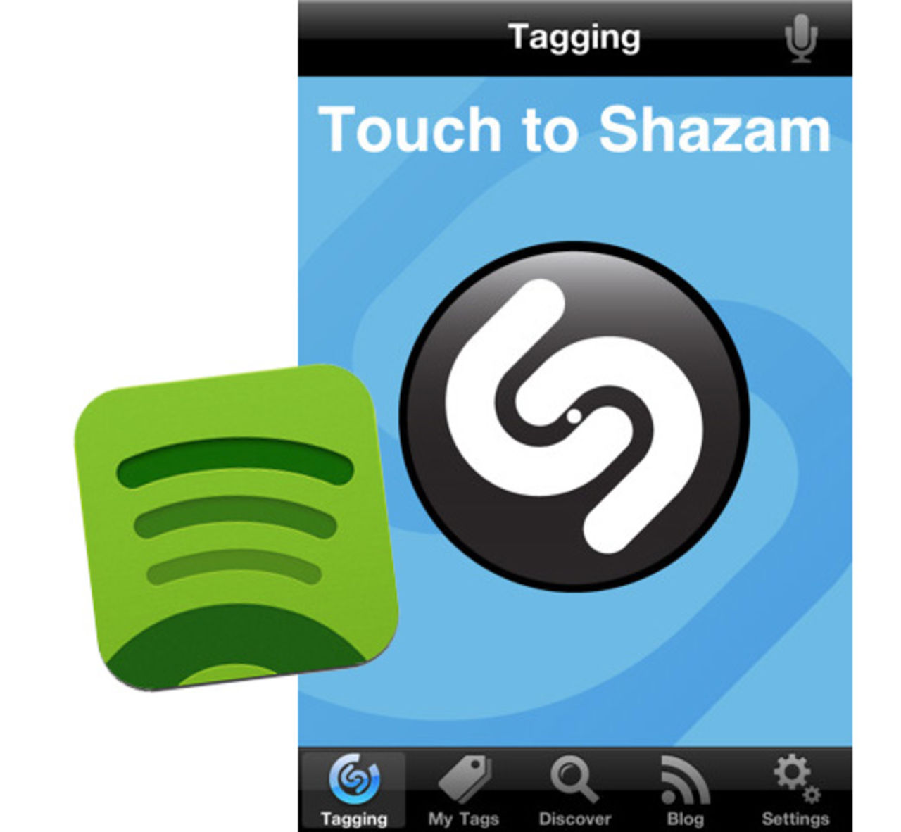 Shazam och Spotify samarbetar
