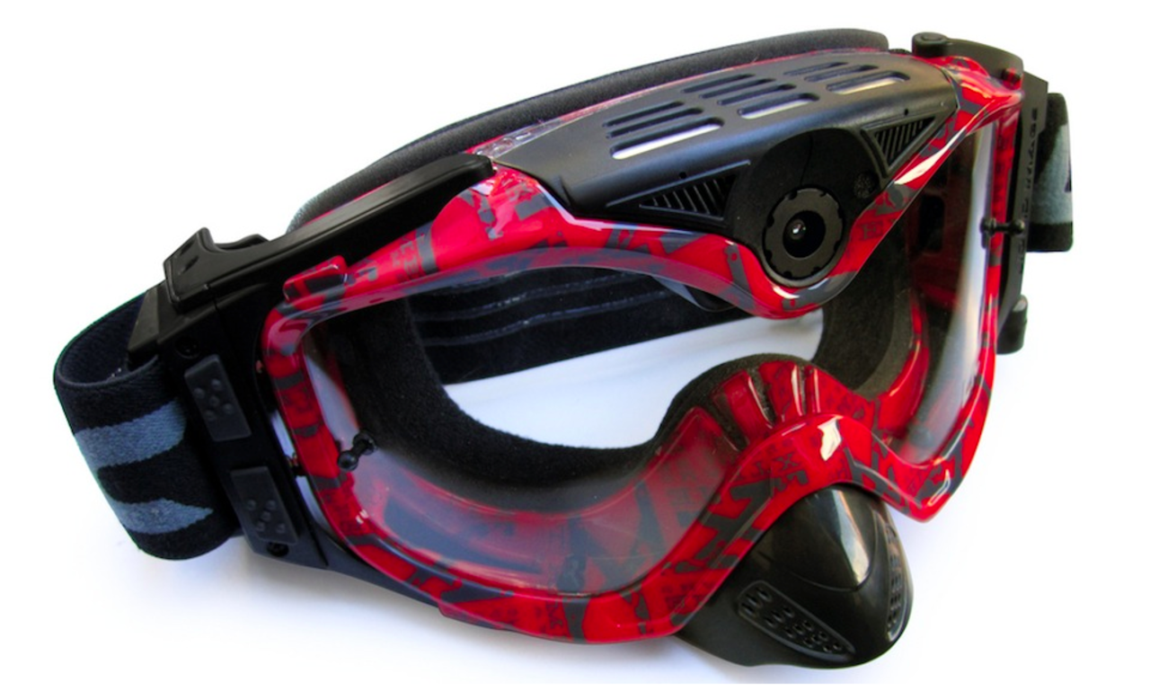 Skidglasögon med HD-kamera