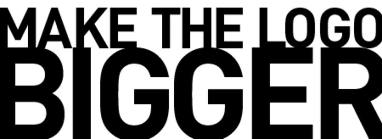 Make The Logo Bigger