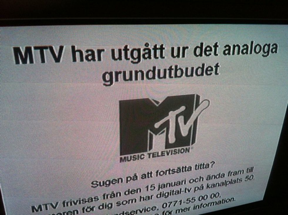 Comhem Kickar Ut Mtv Fran Det Analoga Grundutbudet Saknad Av