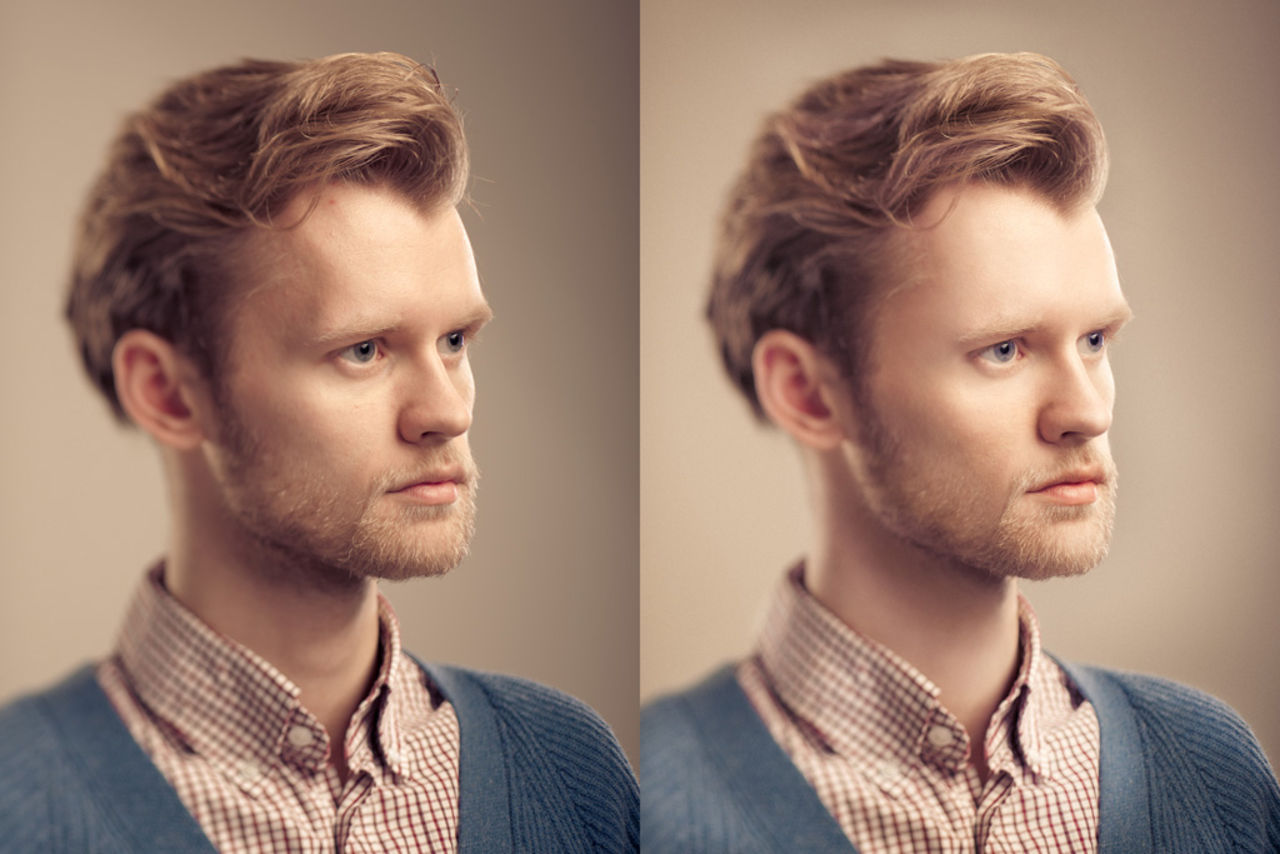 Checklista för porträtt-retouch