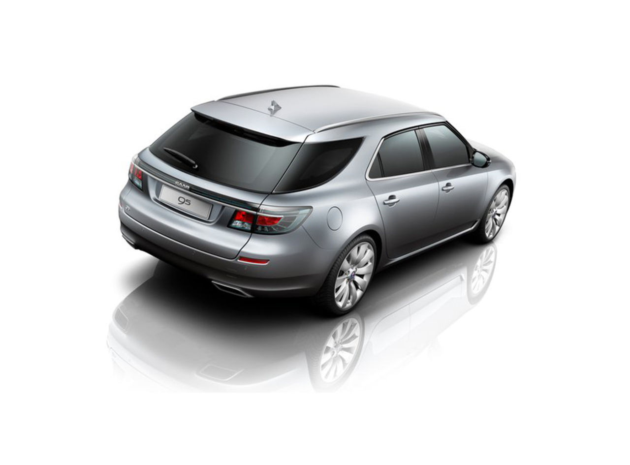 Nya Saab 9-5 SportCombi visas i Genève
