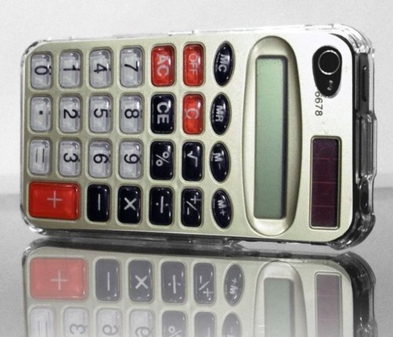 Miniräknar-skal till iPhone 4