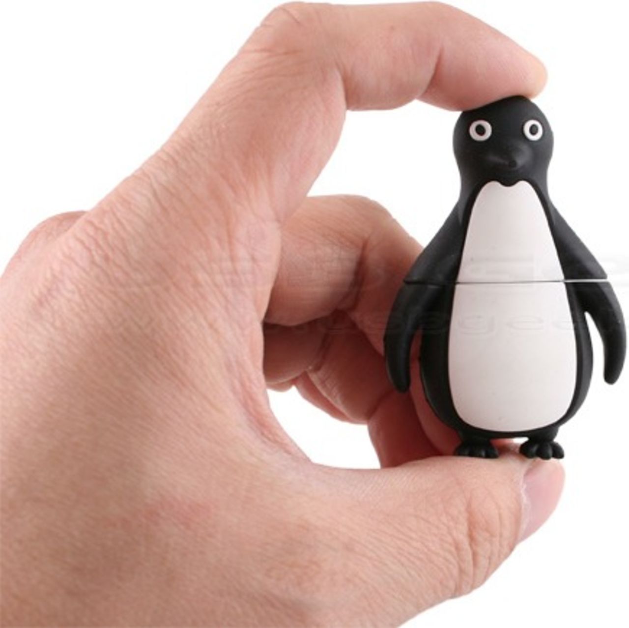USB-minne som ser ut som en pingvin