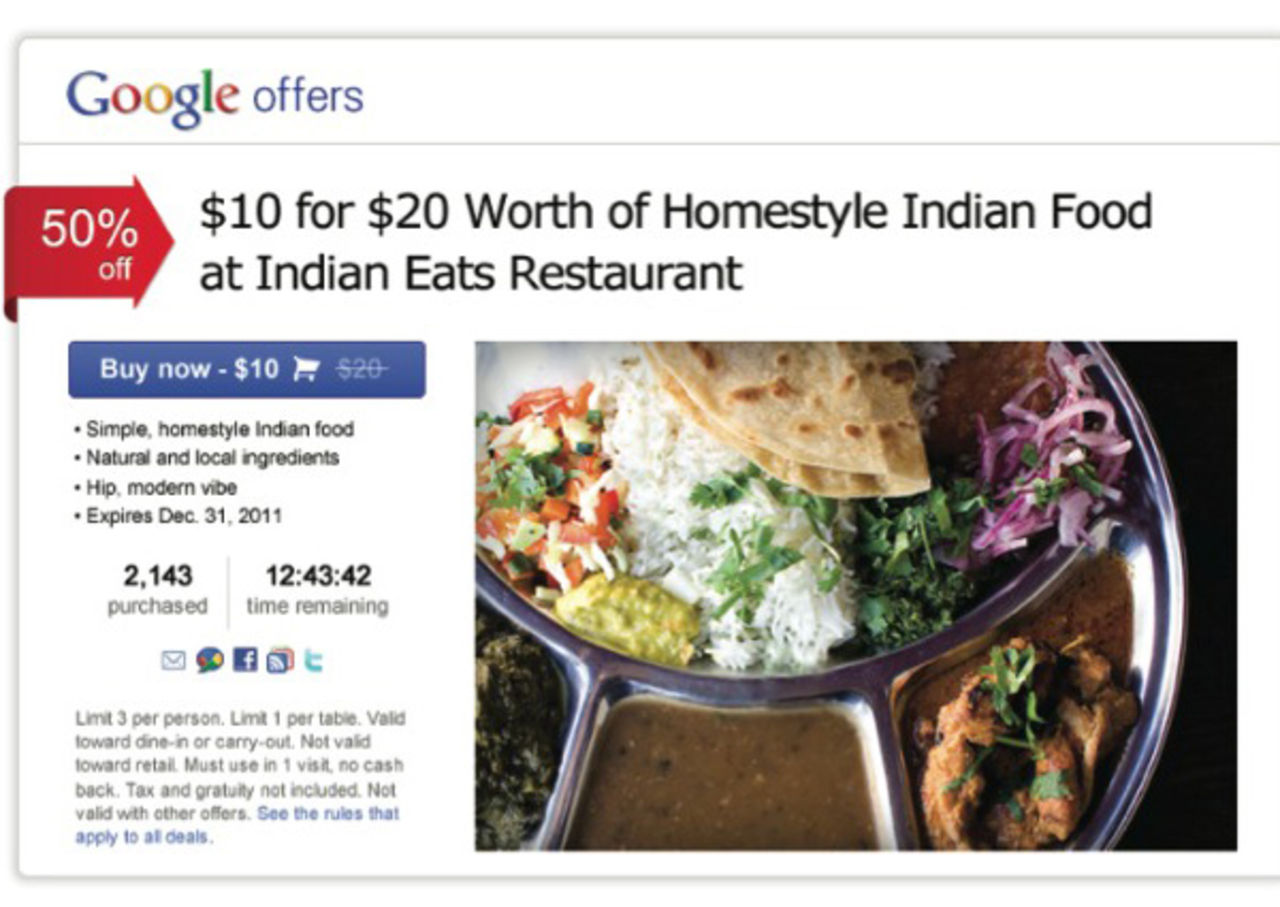 Google Offers - Groupon-utmanare