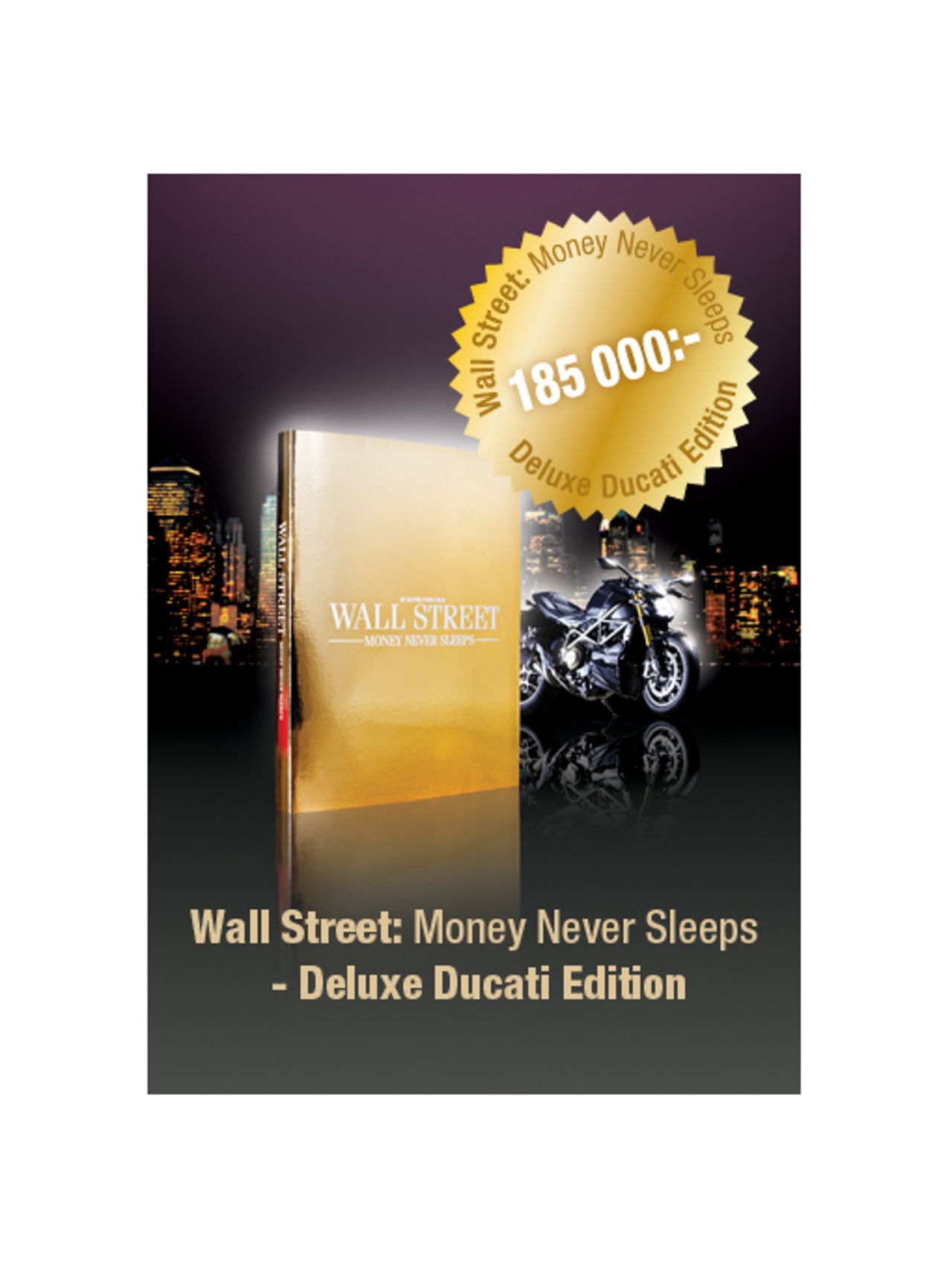 Köp Wall Street på Blu-ray - få en Ducati på köpet!