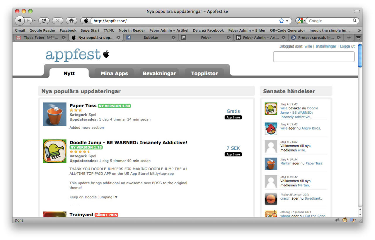 AppFest håller koll på svenska AppStore