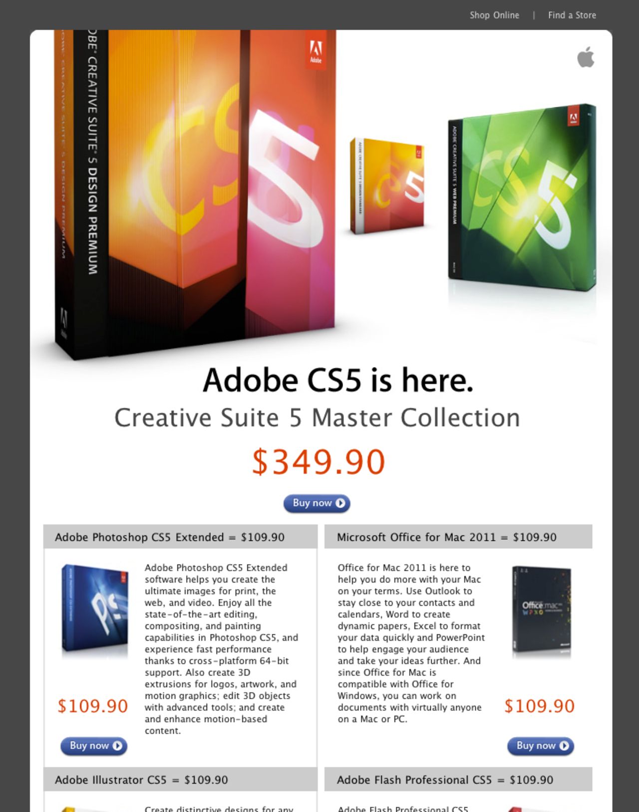 Fejkat Apple Store-mejl cirkulerar