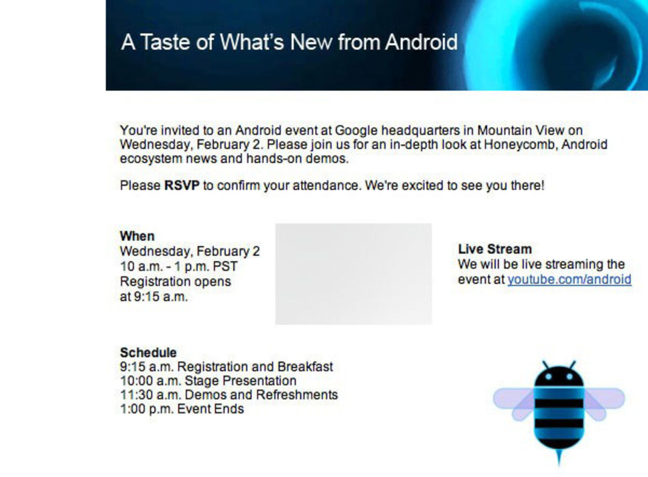 Google presenterar Honeycomb på onsdag