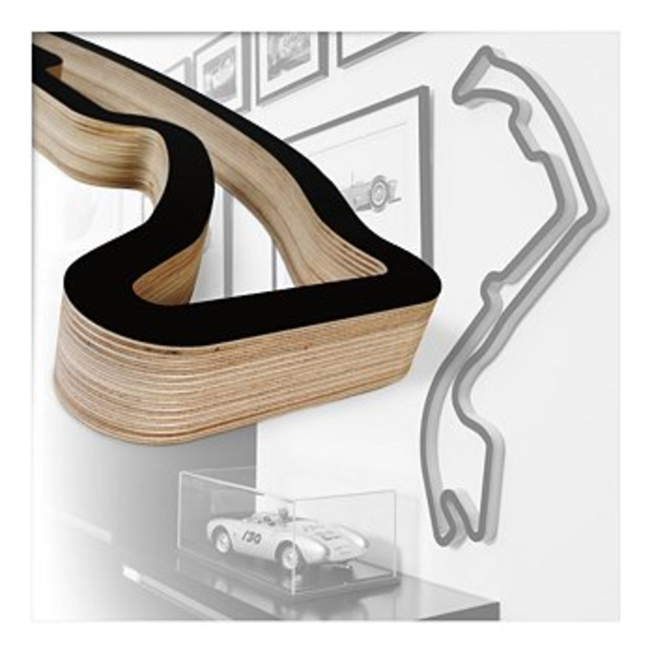 Sätt upp din favoritracerbana på väggen