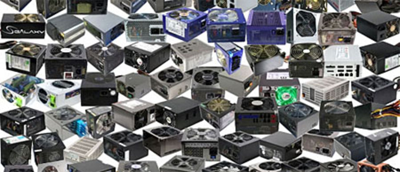 105 nätaggregat testade