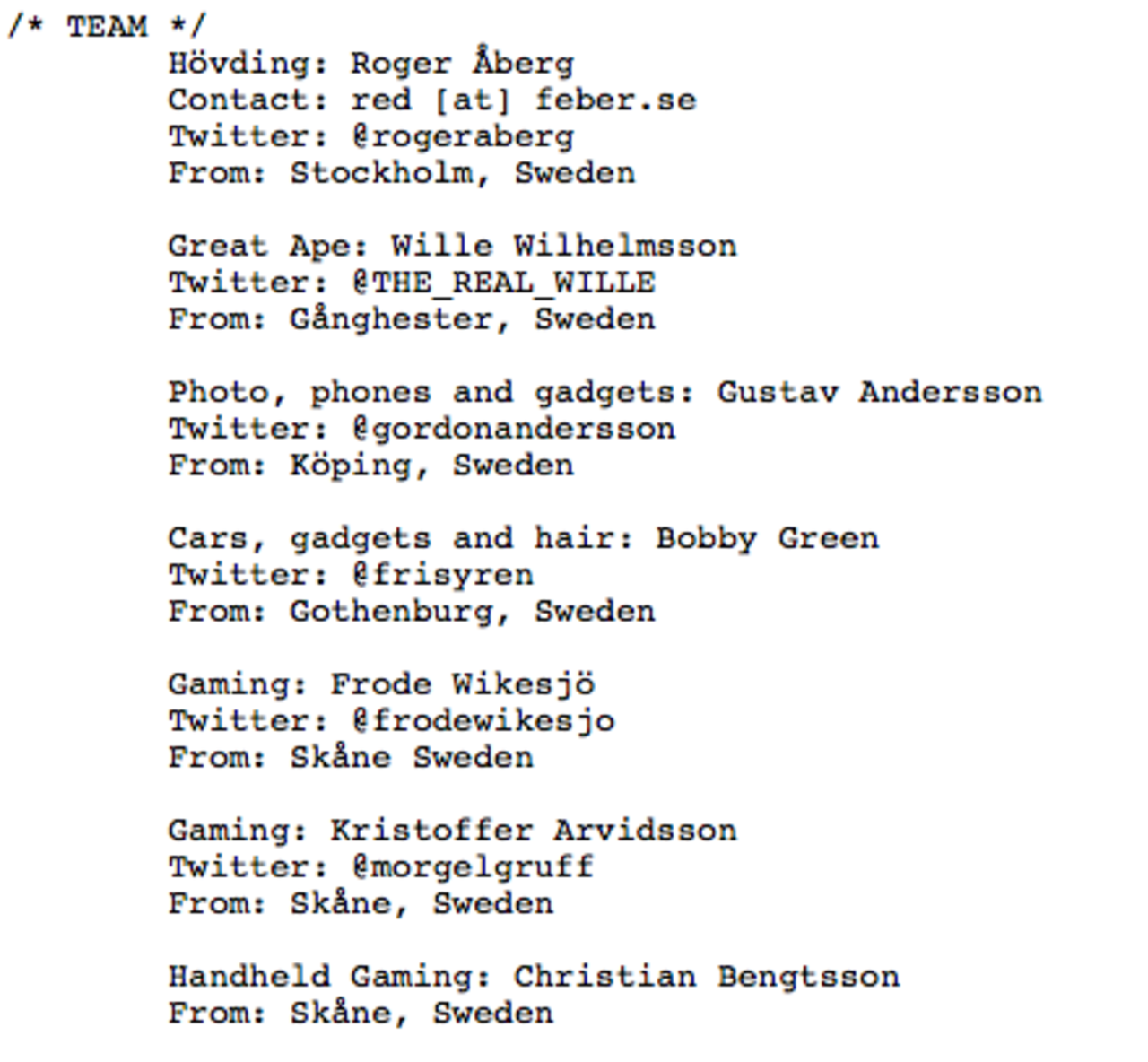 humans.txt - användbar fil för sökmotorer?