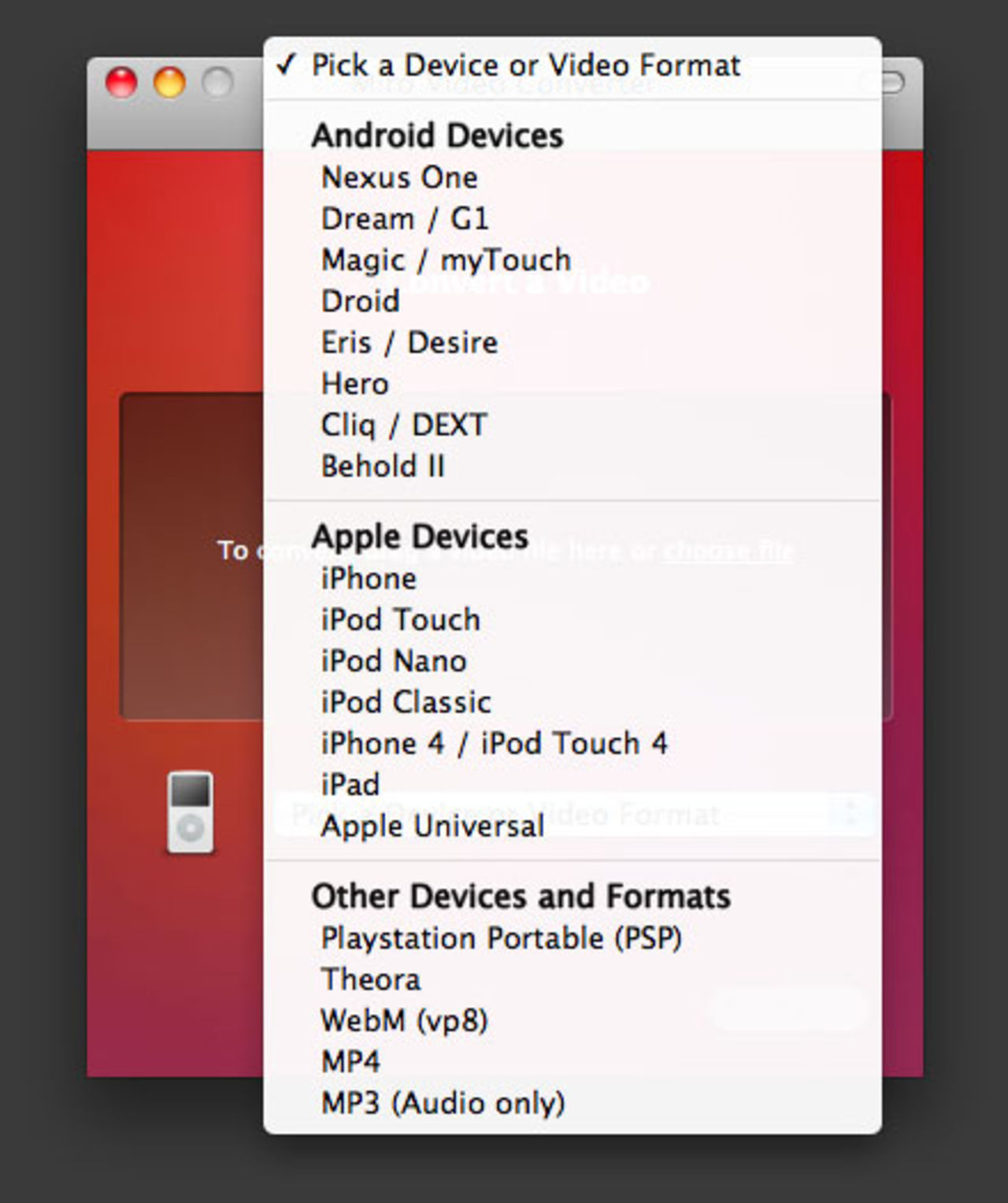Nytt litet Mac-program konverterar video till det mesta