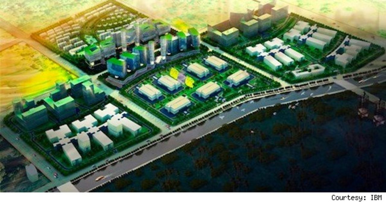 Datamolnsstad byggs i Kina