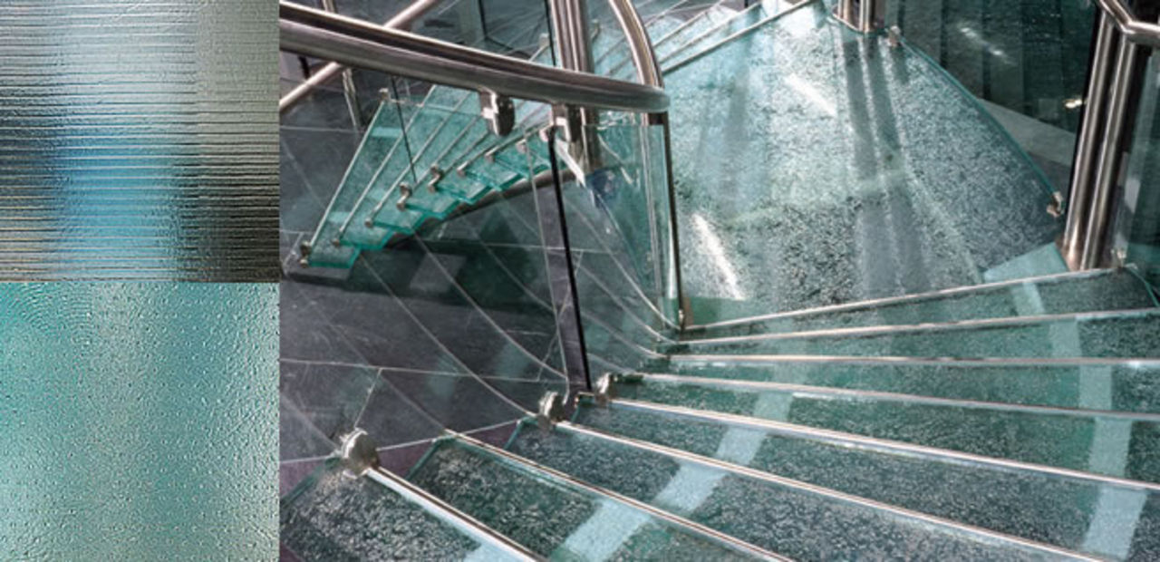 En trappa i glas