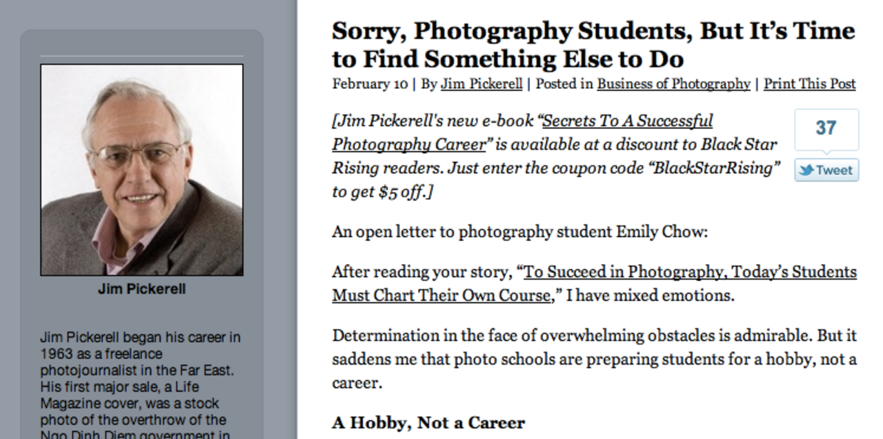 Börja inte jobba som fotograf