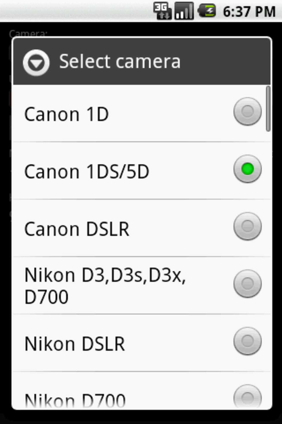 Ännu en DoF-räknare till Android