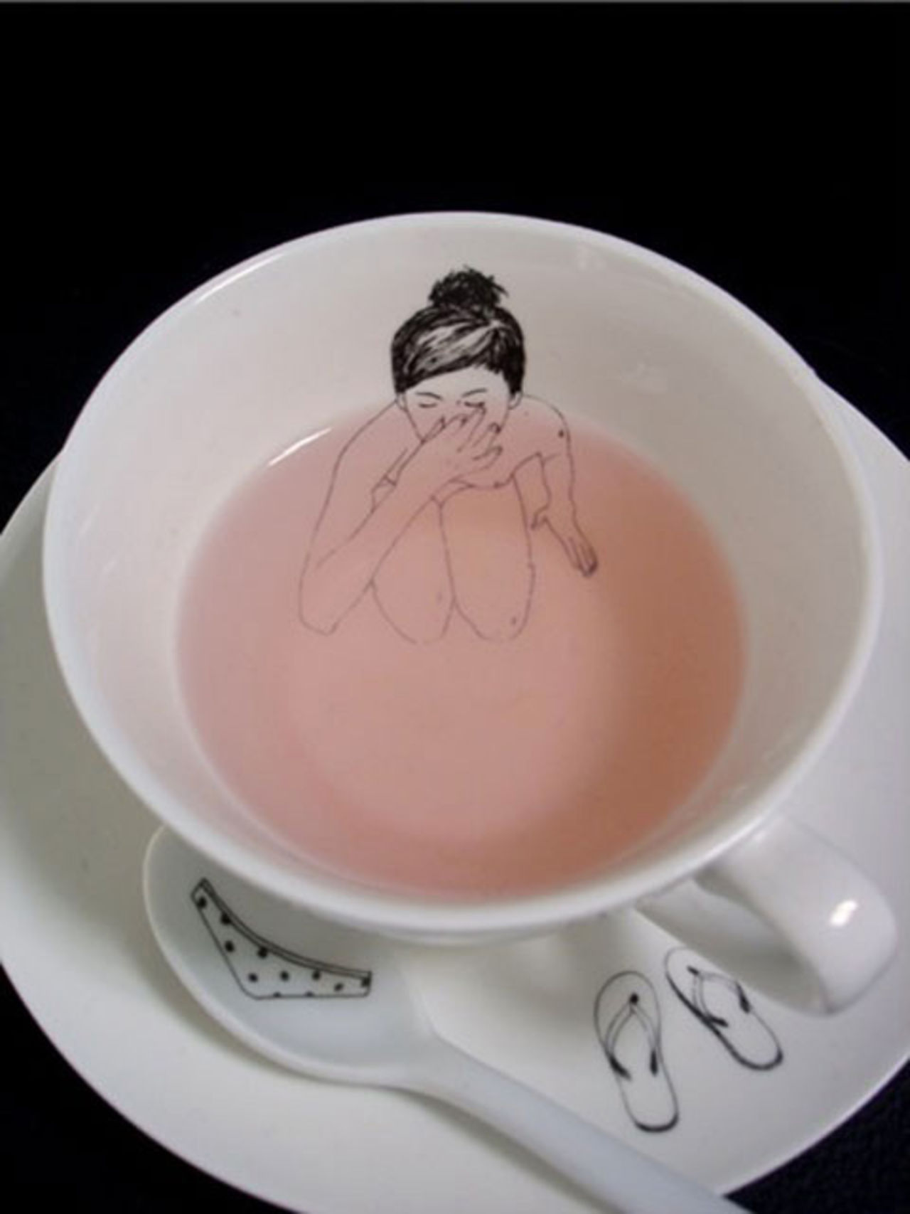 Blote Meisjes Servies