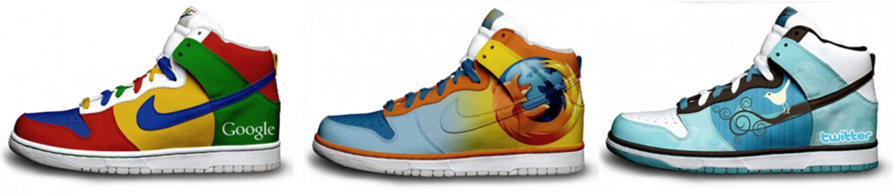 Nike för Google, Firefox och Twitter-fans