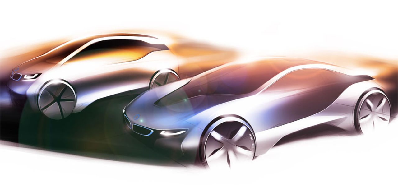 BMW:s nya gröna modeller - i3 och i8