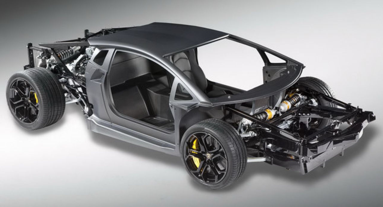 Chassiet till Lamborghini Aventador