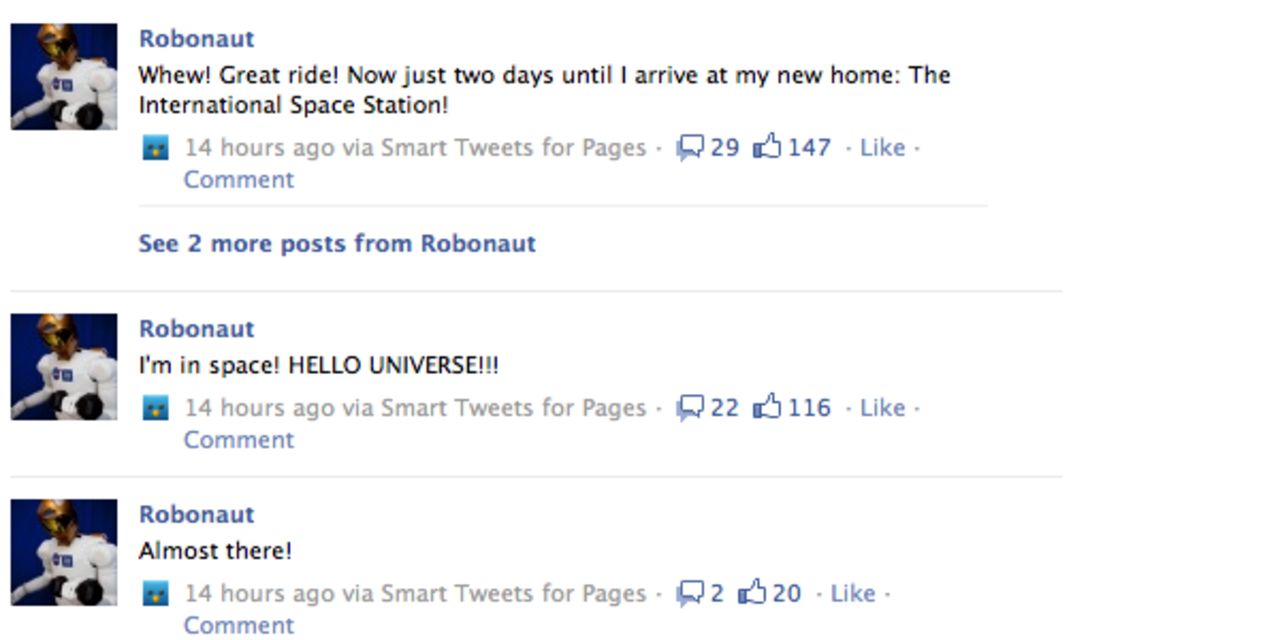 Nu är Robotnaut 2 på väg till ISS