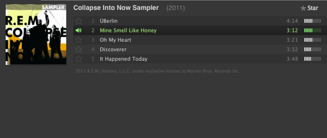 Spotify-användare får exklusiv förhandslyssning av nya REM