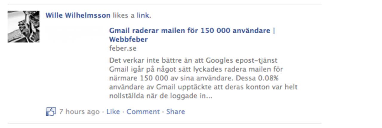 Facebooks gilla-knapp blir samma som dela-knappen