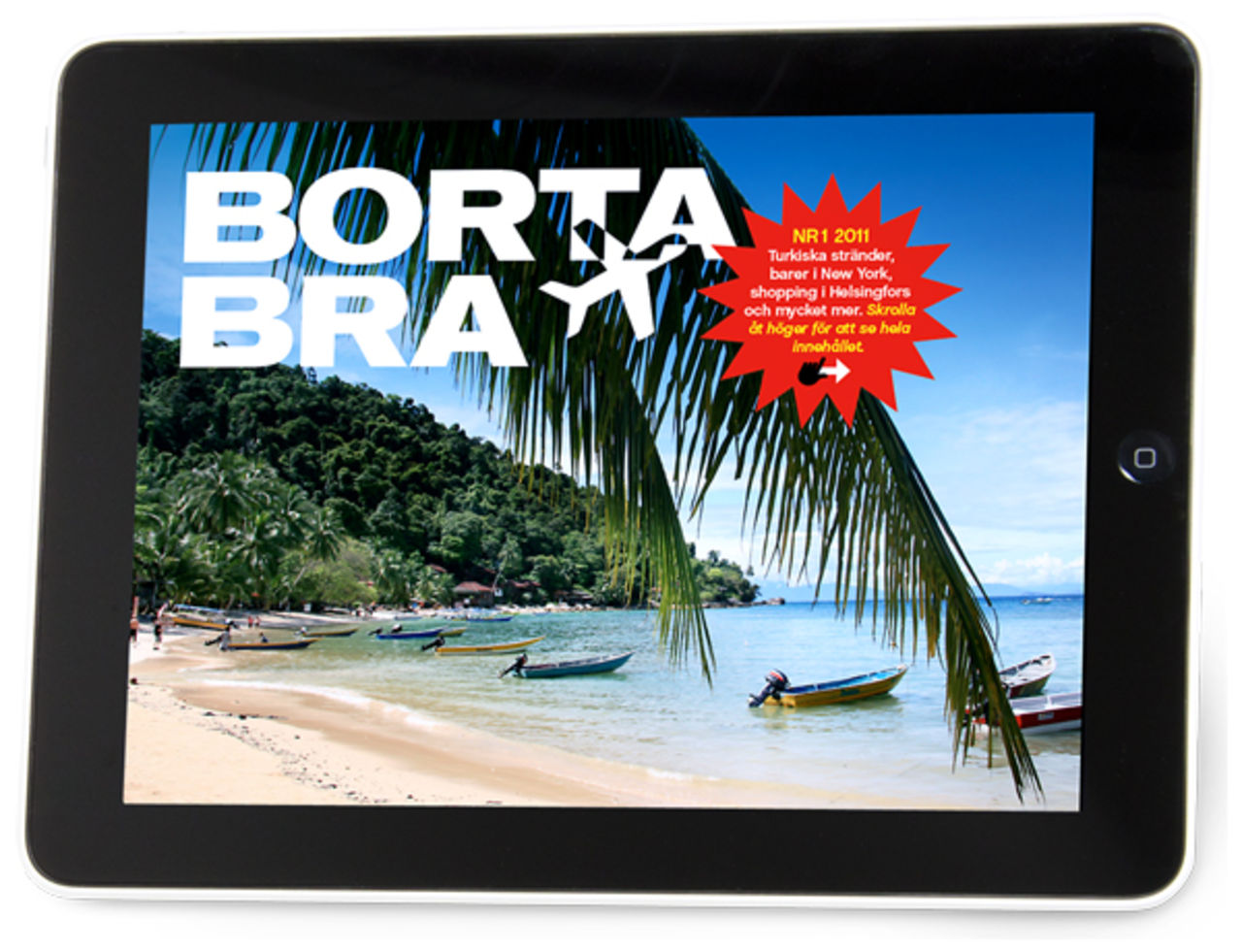 BortaBra blir Sveriges första resetidning till iPad