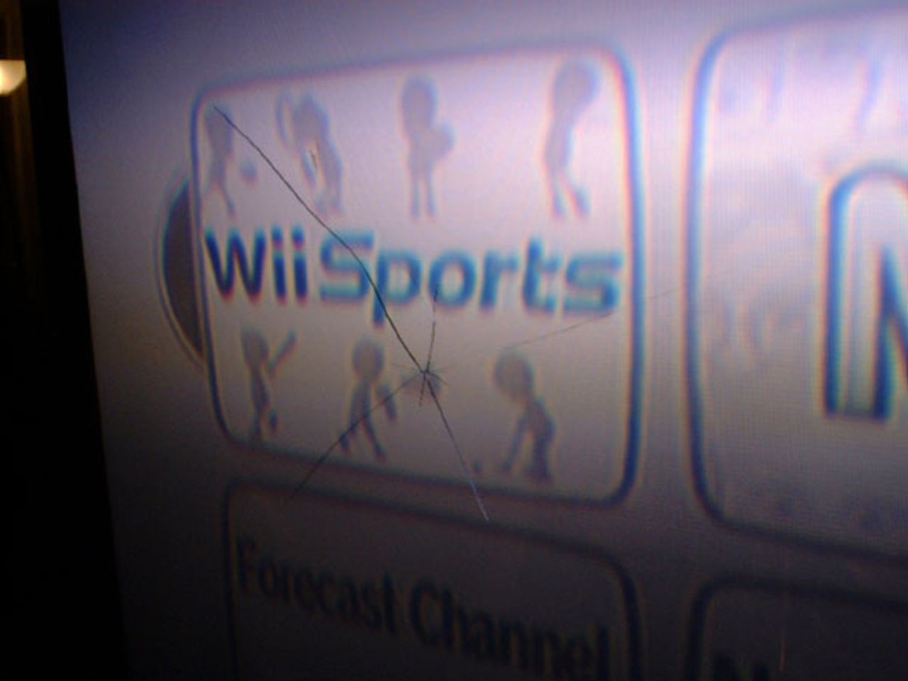 Flygande Wiimote = trasig tv.