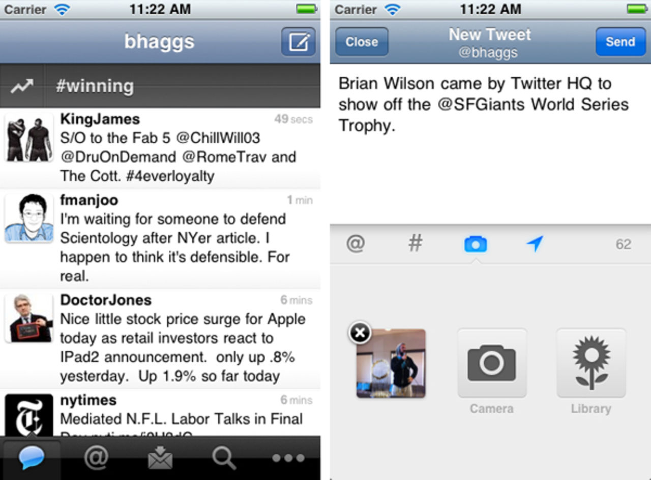 Twitter uppdaterar iOS-klienten