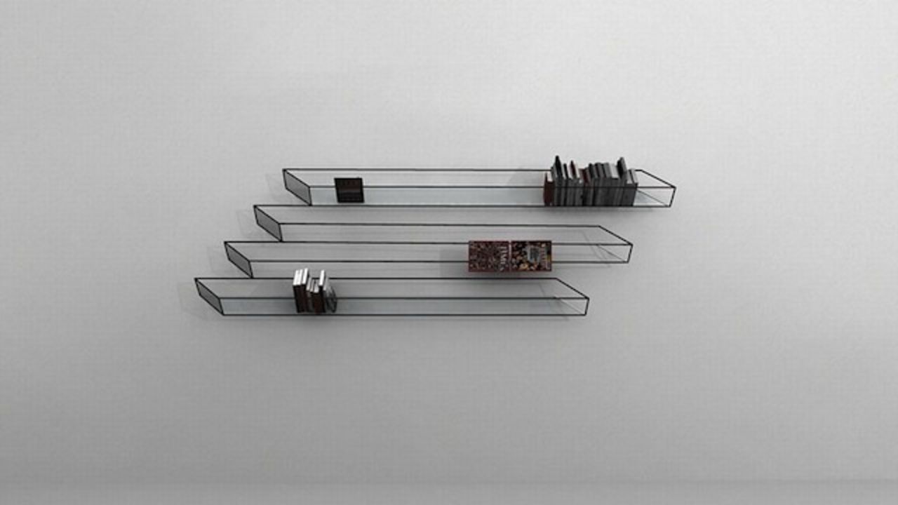 Hylla som spelar ögat ett spratt