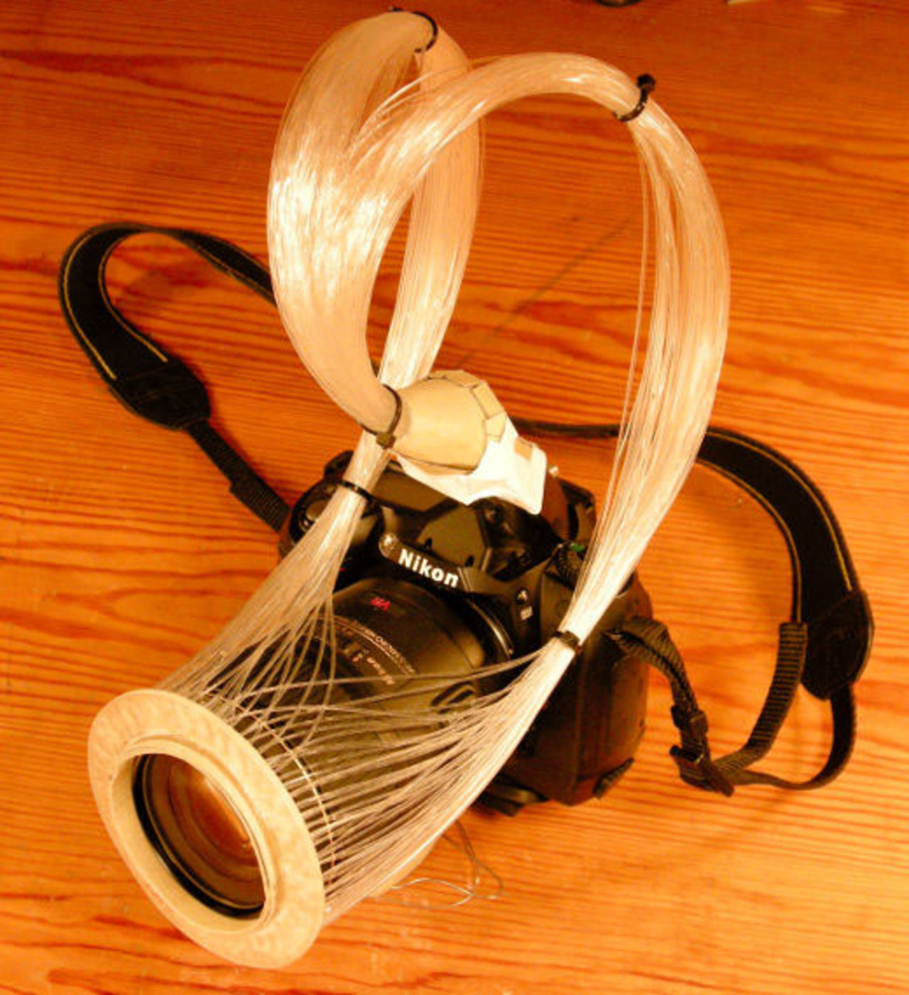 Ringblixt med fiberoptik