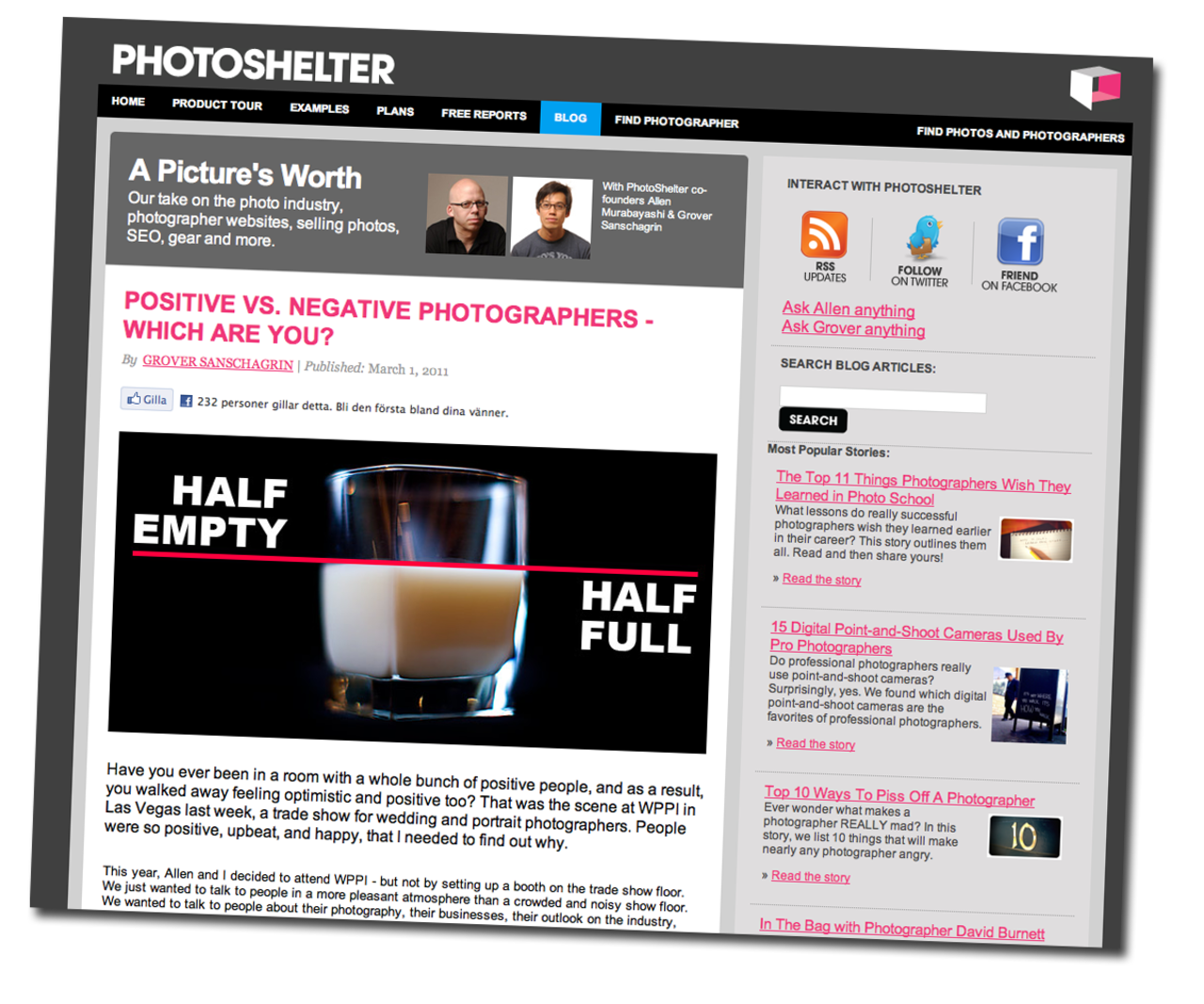 Fem egenskaper hos framgångsrika fotografer