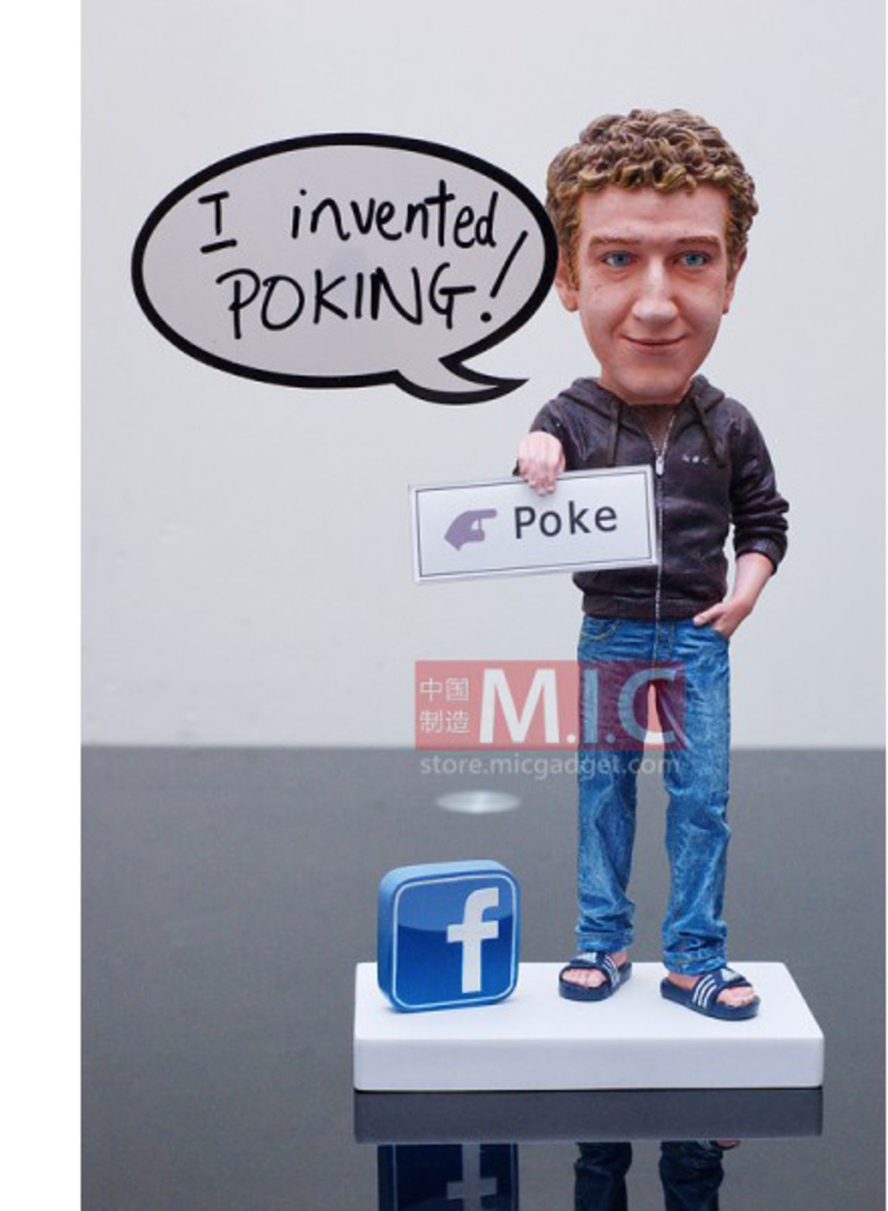 Mark Zuckerberg action figure