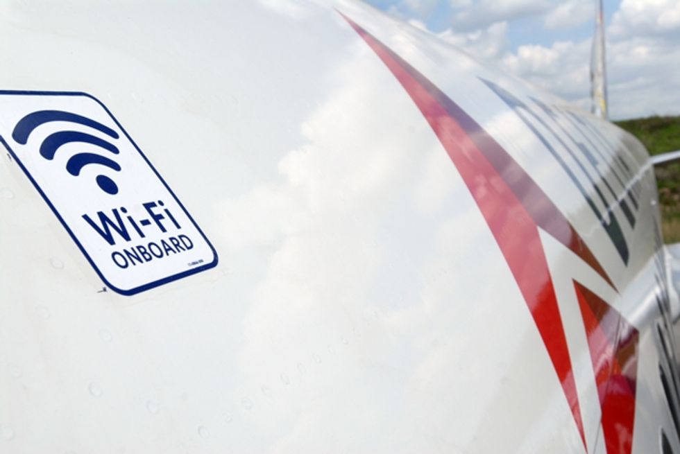 Påvisad störning från Wi-Fi i flygplansutrustning