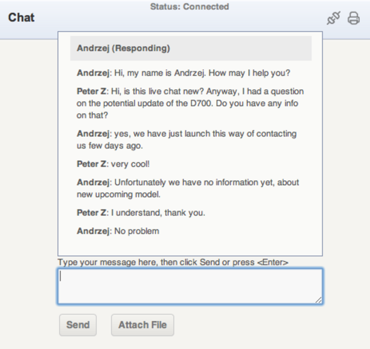 Nikon Europa startar chatsupport