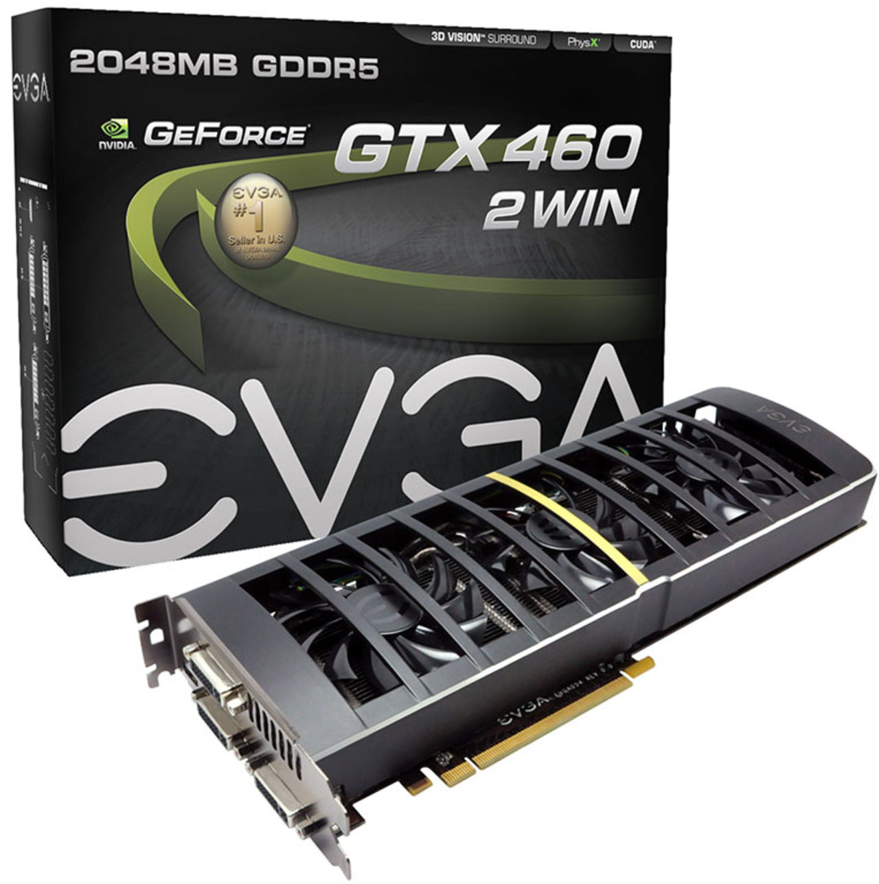 EVGA avslöjar GeForce GTX 460 2WIN
