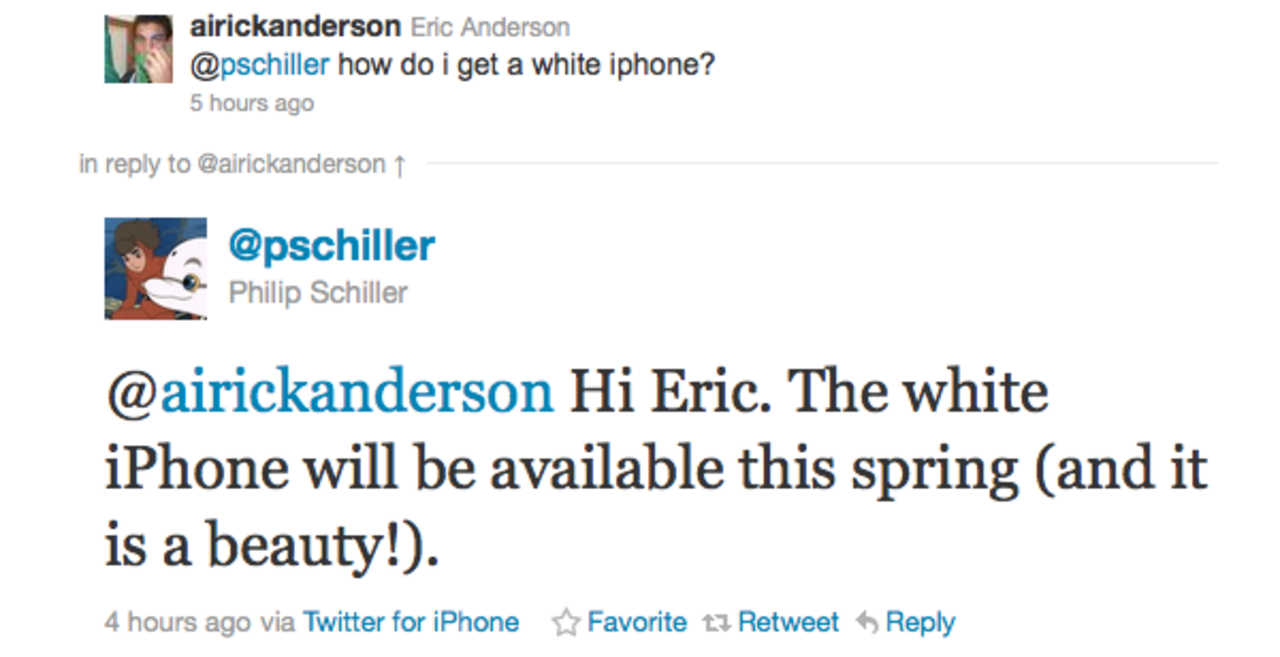 Vit iPhone 4 kommer till våren