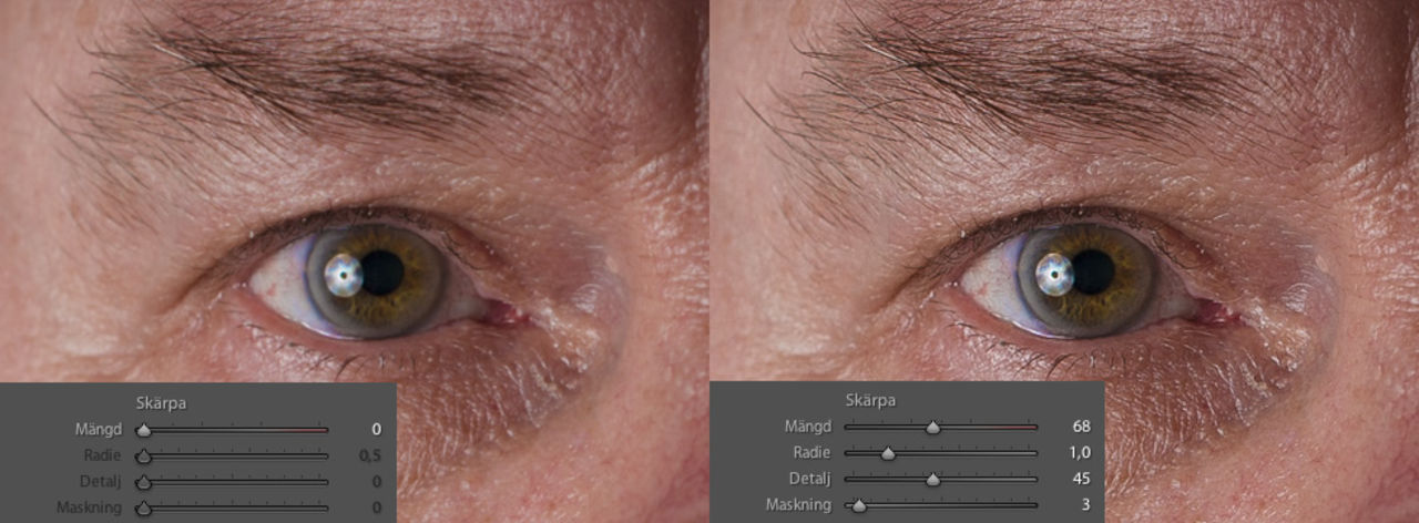 Lär dig om uppskärpning