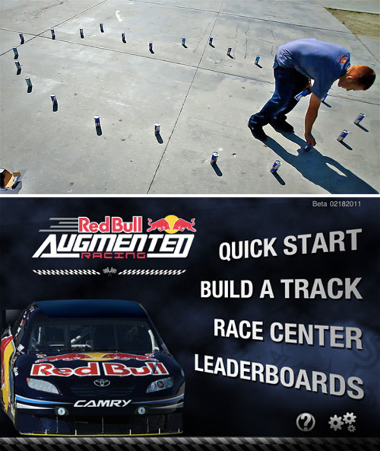 Skapa din racerbana med Red Bull-burkar