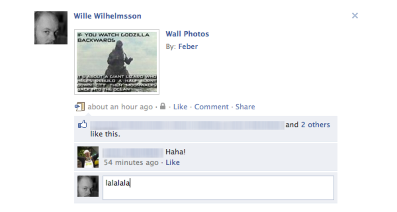 Facebook tar bort kommentera-knappen