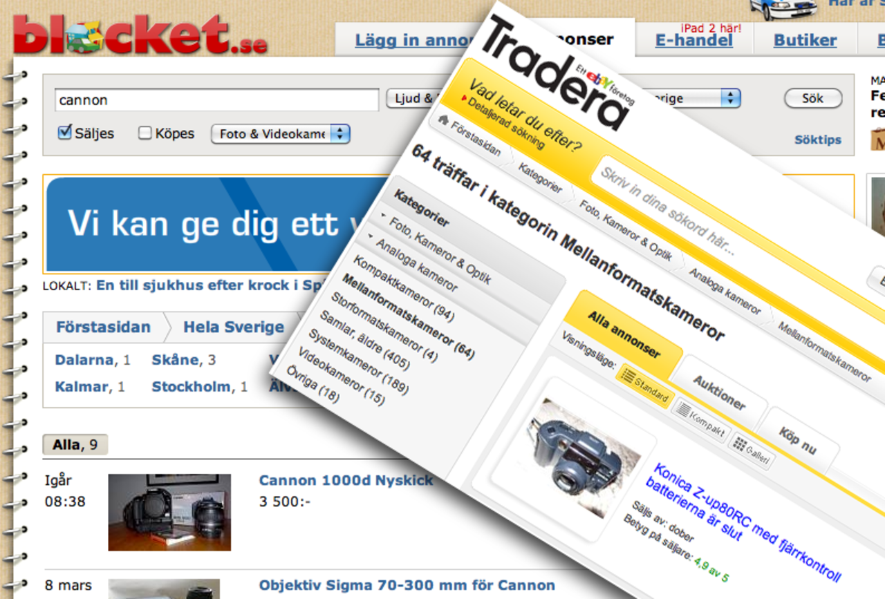 Sök fel för att hitta rätt pris på kameraprylar