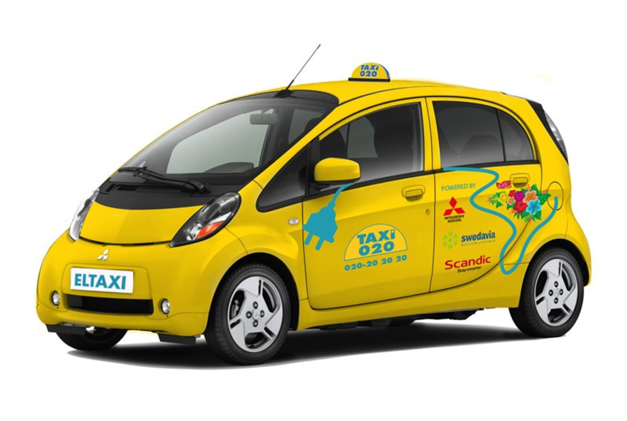 Taxi 020 först ut med eltaxi