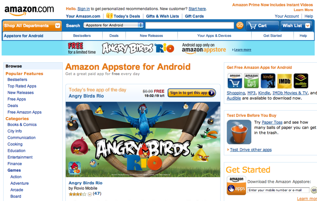 Amazon öppnar sin Appstore