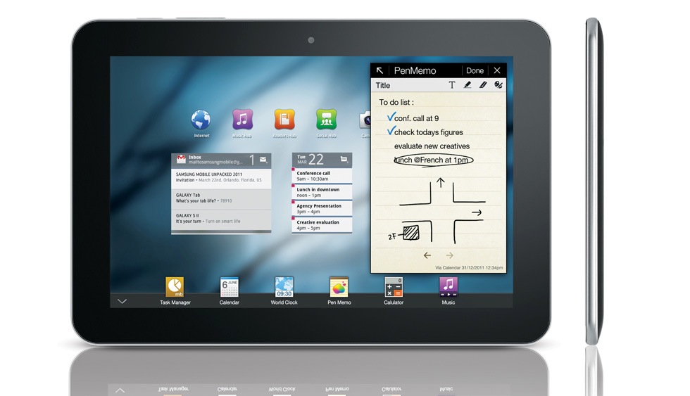 Samsung Galaxy Tab 10.1 och 8.9 presenterade