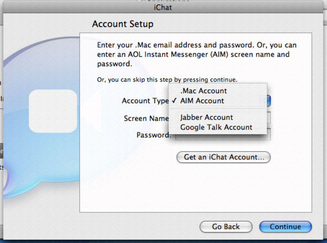 Google Talk i iChat 4.0